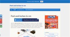 Desktop Screenshot of feetandinchestocm.com